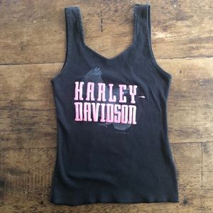 Vintage Palm Springs Harley Davidson tank top S